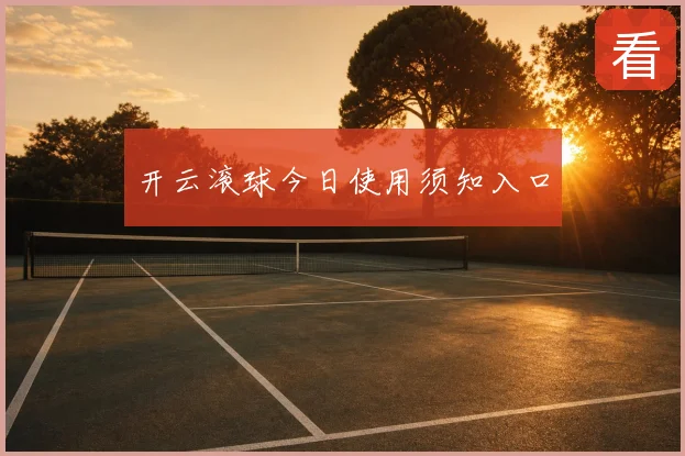 开云滚球今日使用须知入口